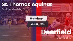 Matchup: St Thomas Aquinas vs. Deerfield  2019