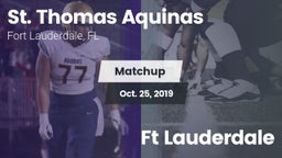 Matchup: St Thomas Aquinas vs. Ft Lauderdale 2019