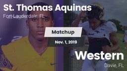 Matchup: St Thomas Aquinas vs. Western  2019