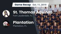 Recap: St. Thomas Aquinas  vs. Plantation  2019