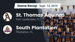 Recap: St. Thomas Aquinas  vs. South Plantation  2019