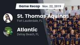 Recap: St. Thomas Aquinas  vs. Atlantic  2019