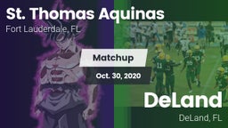 Matchup: St Thomas Aquinas vs. DeLand  2020