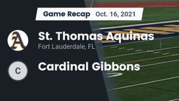 Recap: St. Thomas Aquinas  vs. Cardinal Gibbons 2021
