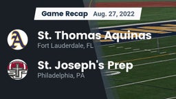 Recap: St. Thomas Aquinas  vs. St. Joseph's Prep  2022