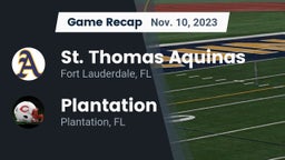 Recap: St. Thomas Aquinas  vs. Plantation  2023