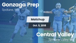 Matchup: Gonzaga Prep High vs. Central Valley  2018