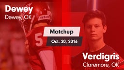 Matchup: Dewey  vs. Verdigris  2016