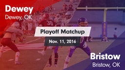 Matchup: Dewey  vs. Bristow  2016