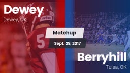 Matchup: Dewey  vs. Berryhill  2017