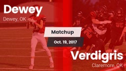 Matchup: Dewey  vs. Verdigris  2017