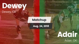 Matchup: Dewey  vs. Adair  2018