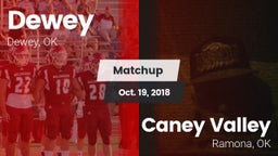 Matchup: Dewey  vs. Caney Valley  2018