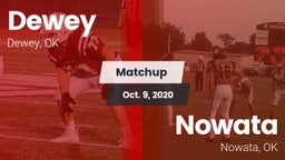 Matchup: Dewey  vs. Nowata  2020