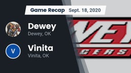 Recap: Dewey  vs. Vinita  2020