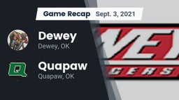 Recap: Dewey  vs. Quapaw  2021