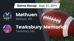 Recap: Methuen  vs. Tewksbury Memorial 2019