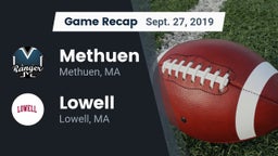 Recap: Methuen  vs. Lowell  2019