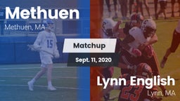 Matchup: Methuen  vs. Lynn English  2020