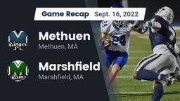 Recap: Methuen  vs. Marshfield  2022