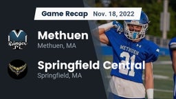 Recap: Methuen  vs. Springfield Central  2022