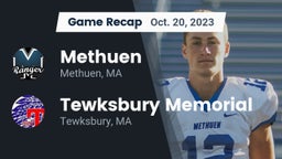 Recap: Methuen  vs. Tewksbury Memorial 2023