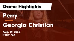 Perry  vs Georgia Christian Game Highlights - Aug. 19, 2023