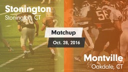 Matchup: Stonington High vs. Montville  2016
