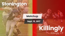 Matchup: Stonington High vs. Killingly  2017