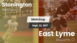 Matchup: Stonington High vs. East Lyme  2017