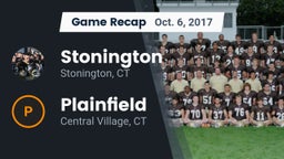 Recap: Stonington  vs. Plainfield  2017