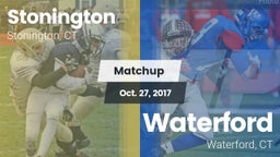 Matchup: Stonington High vs. Waterford  2017