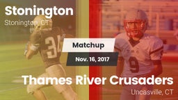 Matchup: Stonington High vs. Thames River Crusaders 2017