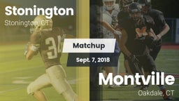 Matchup: Stonington High vs. Montville  2018