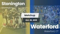 Matchup: Stonington High vs. Waterford  2018