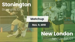 Matchup: Stonington High vs. New London  2018