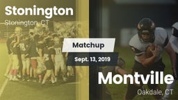 Matchup: Stonington High vs. Montville  2019
