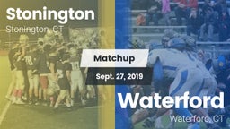Matchup: Stonington High vs. Waterford  2019