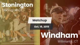 Matchup: Stonington High vs. Windham  2019