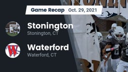 Recap: Stonington  vs. Waterford  2021