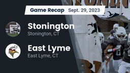 Recap: Stonington  vs. East Lyme  2023