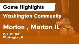 Washington Community  vs Morton , Morton IL Game Highlights - Oct. 29, 2021