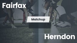 Matchup: Fairfax vs. Herndon  2016