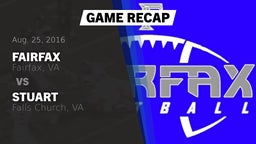 Recap: Fairfax  vs. Stuart  2016