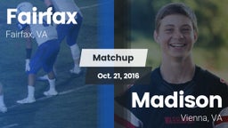 Matchup: Fairfax vs. Madison  2016