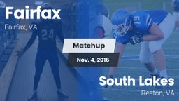 Matchup: Fairfax vs. South Lakes  2016