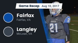Recap: Fairfax  vs. Langley  2017