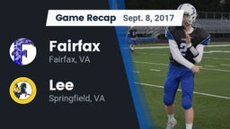 Recap: Fairfax  vs. Lee  2017