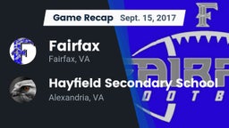 Recap: Fairfax  vs. Hayfield Secondary School 2017