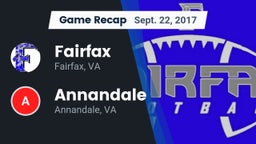 Recap: Fairfax  vs. Annandale  2017
